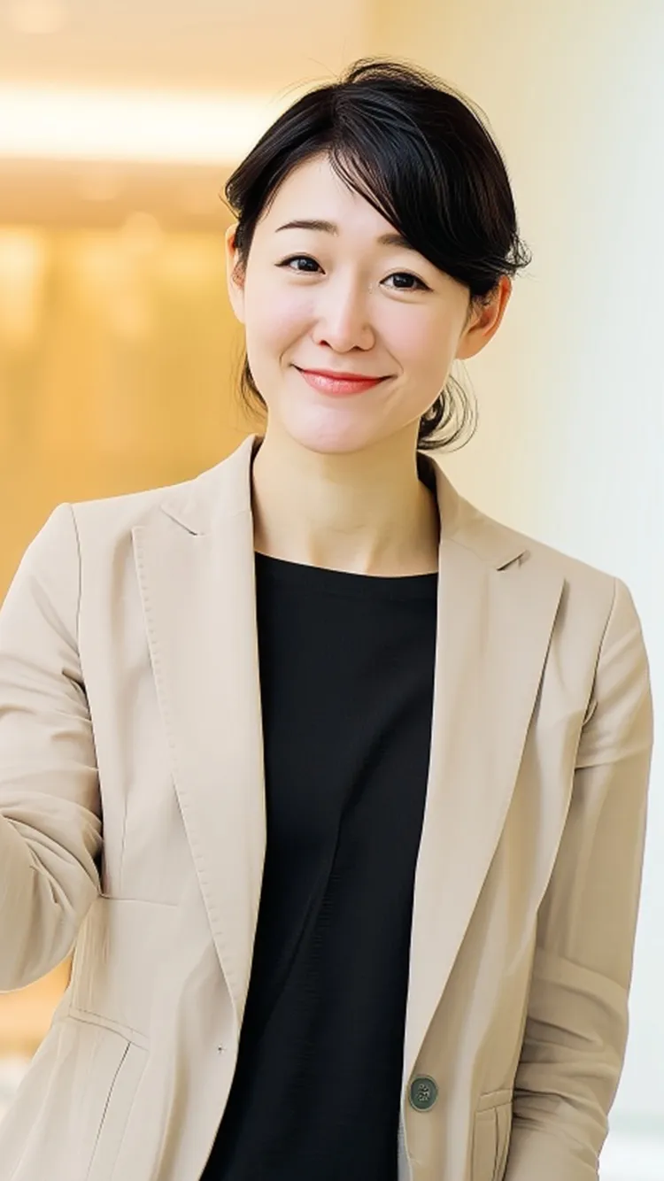 十八親和銀行 パートスタッフ 求人サイト　キービジュアル　ロビー業務Hさん